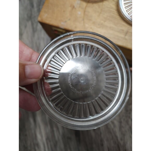 Tupperware Acrylic Drink Coasters 1671 Set of 8 Smokey Gray  Vintage - Picture 8 of 14